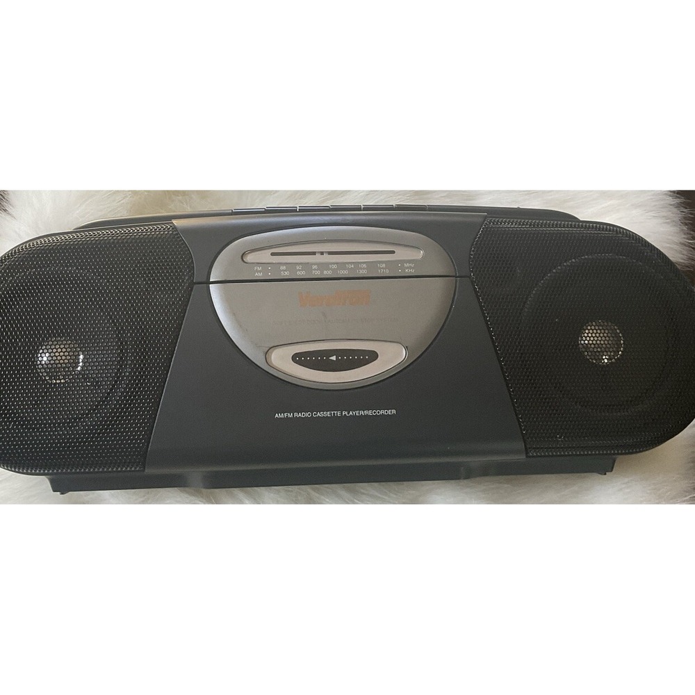veratron stereo radio cassette recorder Boombox  Portable Y2K Vintage AM/FM